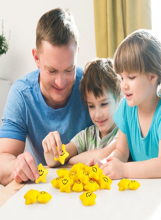 Atiloy 24PCS for Star Stress Balls Cute Mini Face Foam Toys 2.16Inch Mini Stress Relief Balls for Kids Adults Classroom Anxious Fidget Sensory Party Decorations Supplies - Image 4
